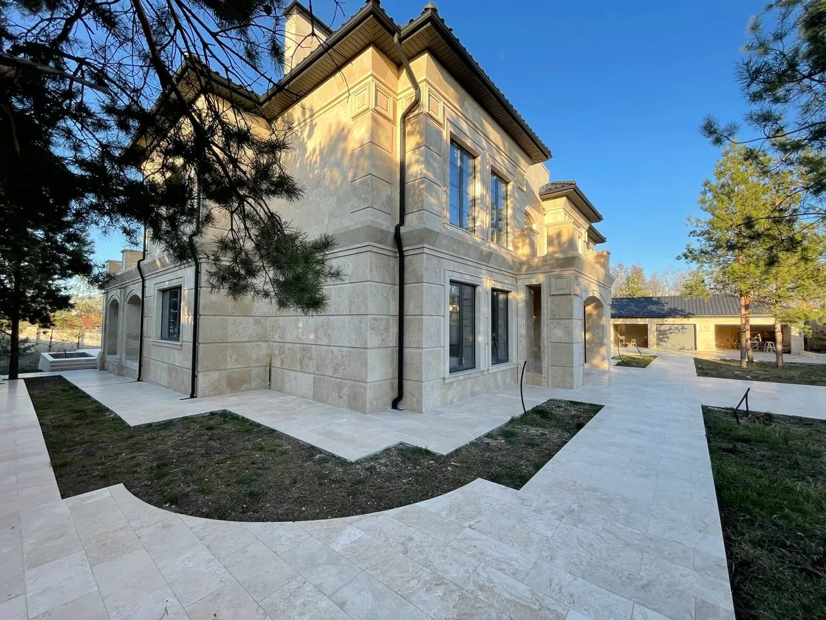 фасад травертин фасад травертин