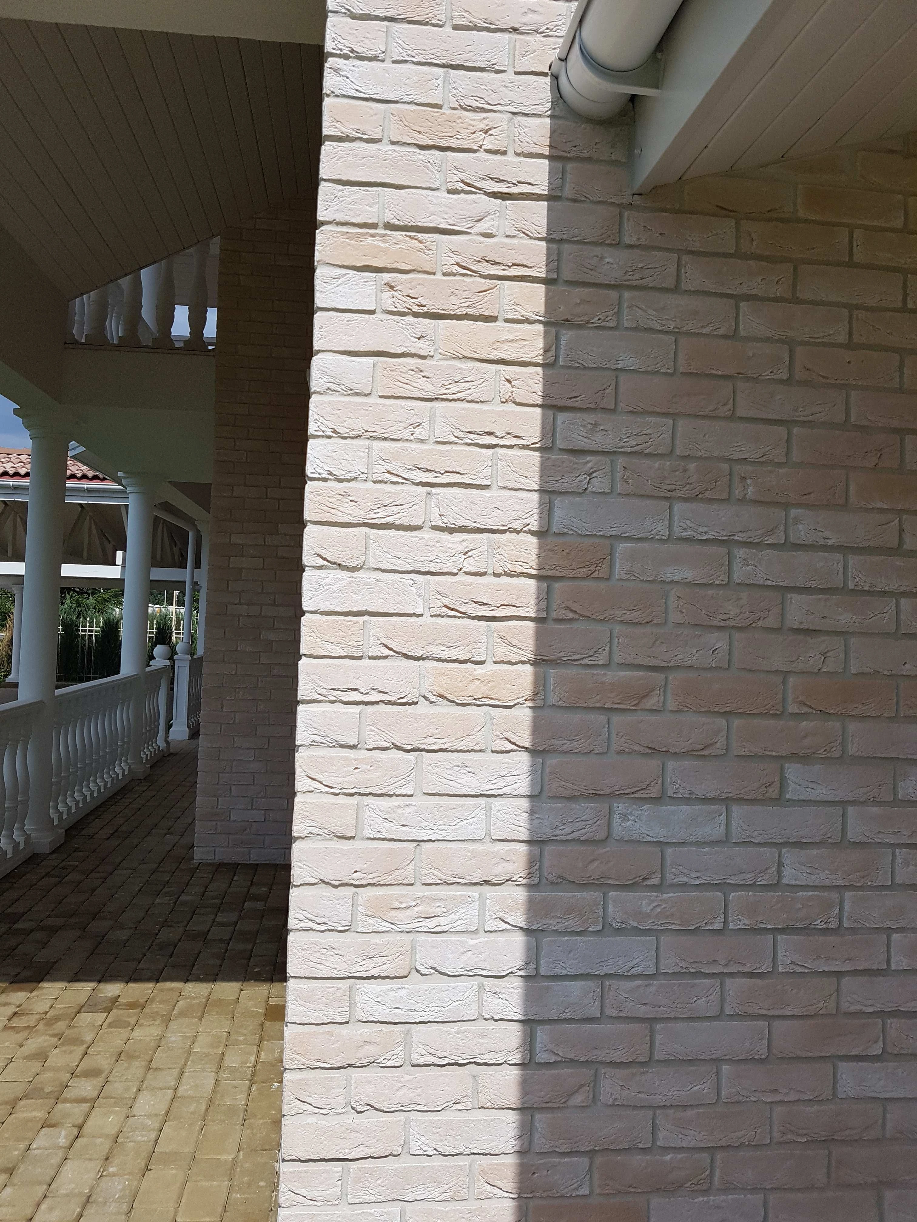 Фасадная плитка Loft Brick Кремона Светло-кремовый 210x65 мм