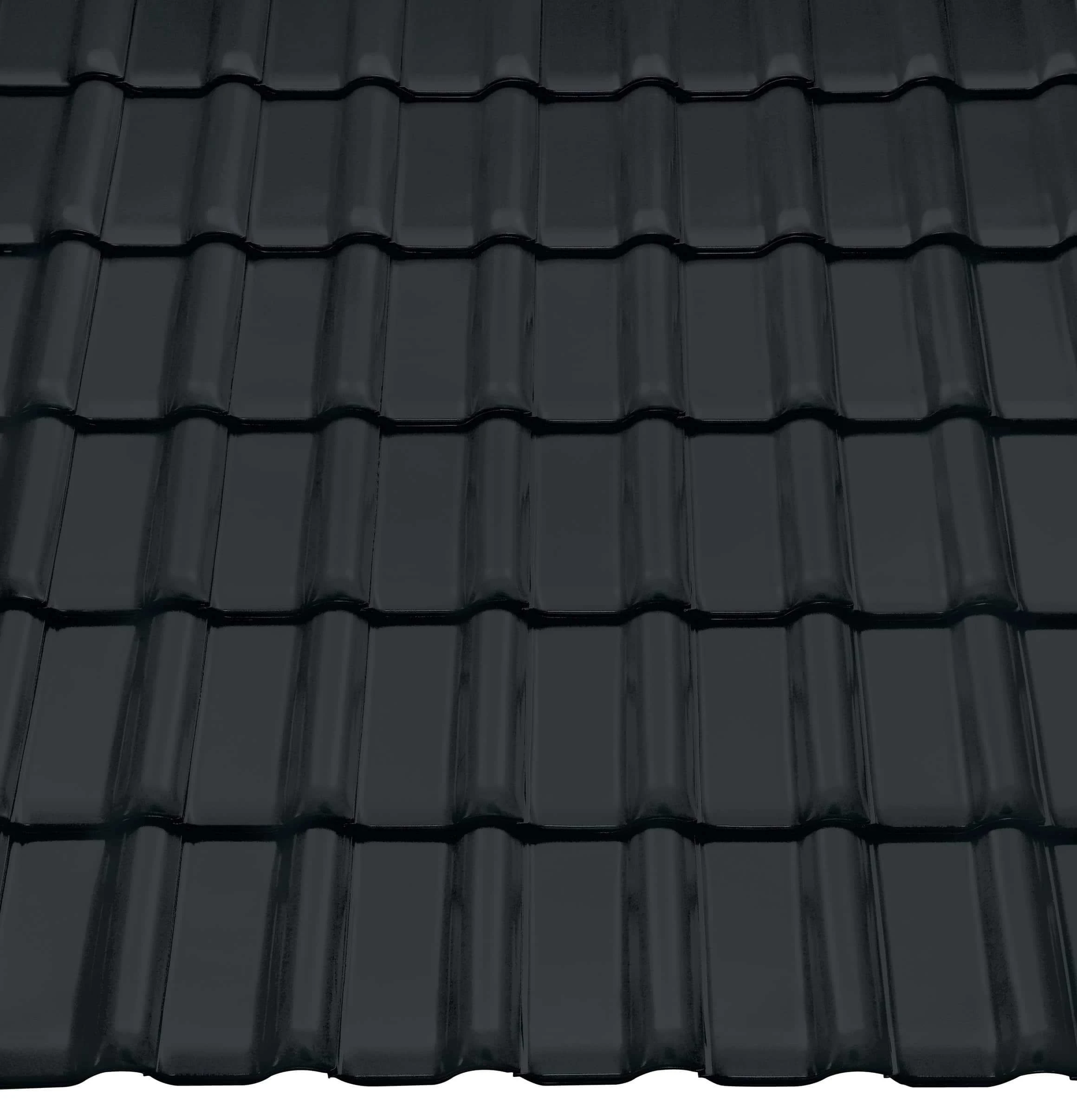 Керамическая черепица Braas Rubin 13V антрацит