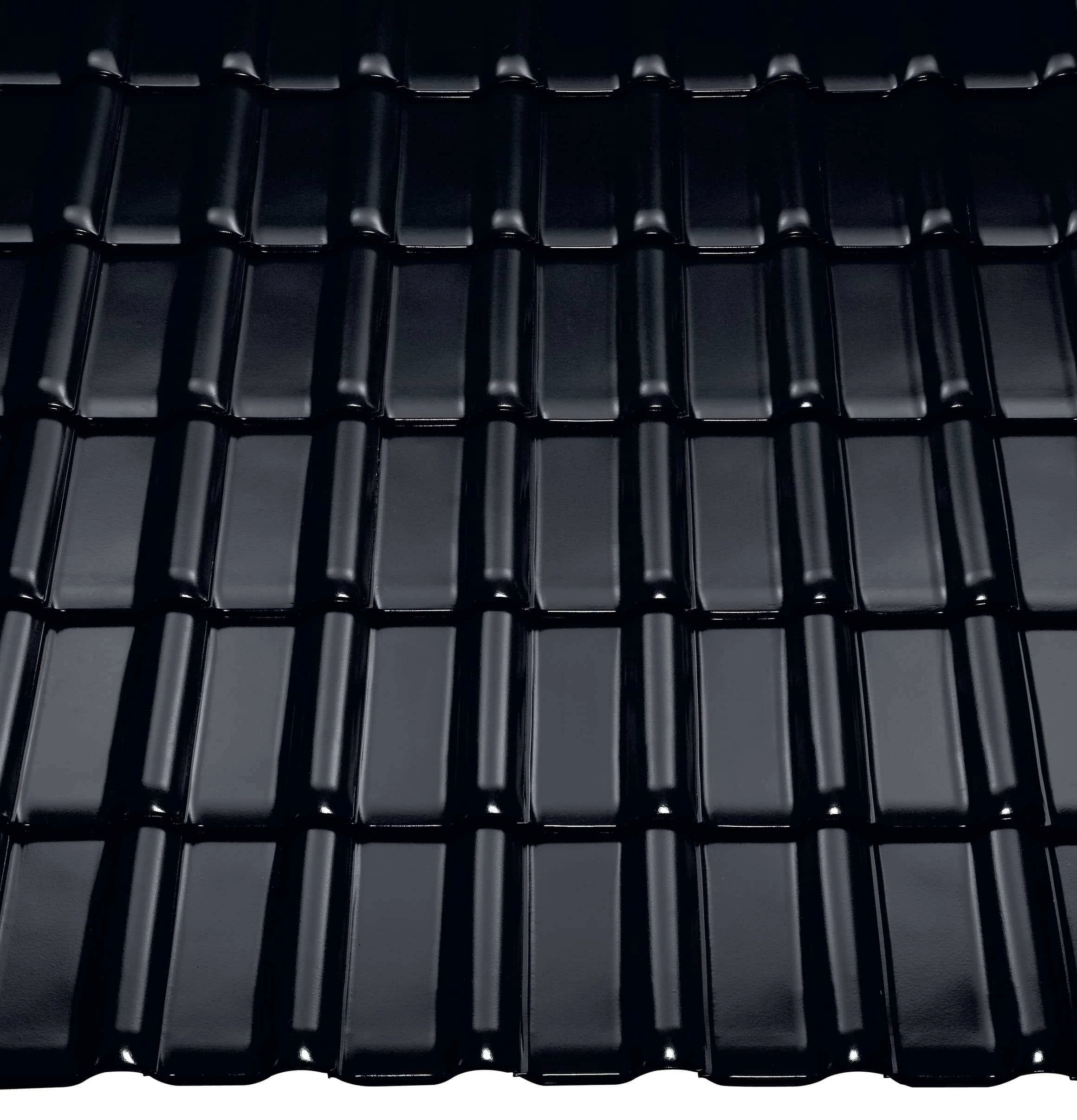 Керамическая черепица Braas Rubin 13V иссиня черный