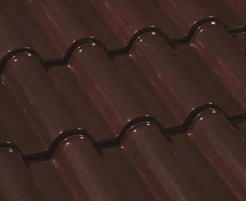 Керамическая черепица Umbelino TILE Glazed Коричневая