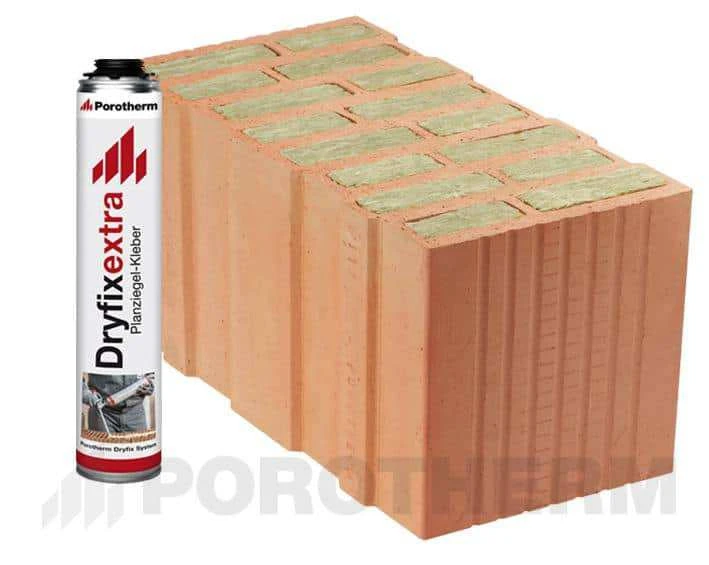 Керамический блок Porotherm 50 T Dryfix