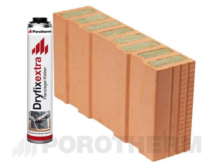 Керамічний блок Porotherm 50 1/2 T Dryfix