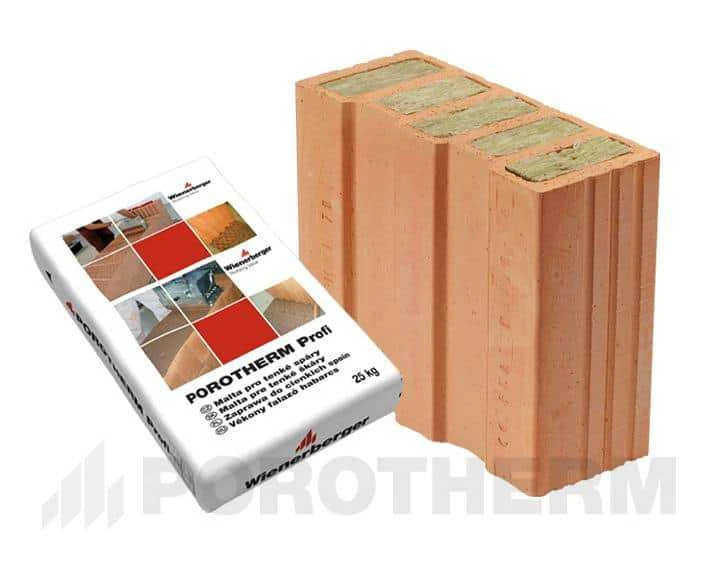 Керамический блок Porotherm 30 1/2 T Profi