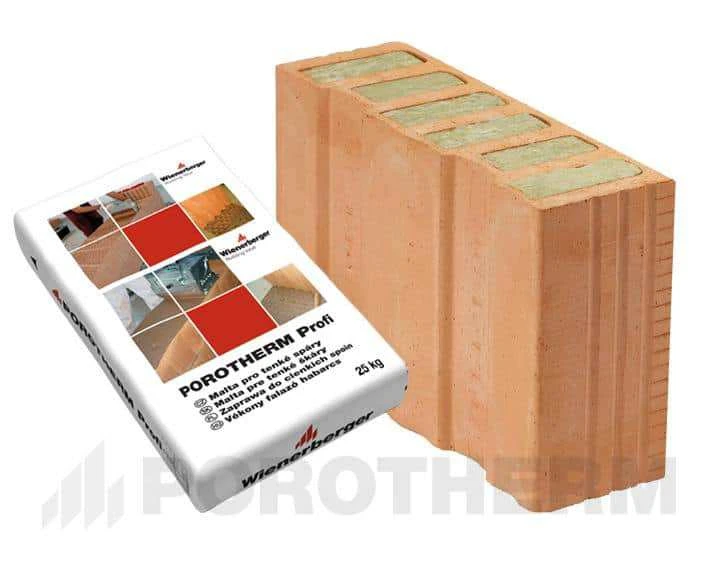 Керамический блок Porotherm 38 1/2 T Profi