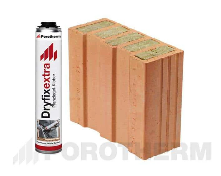 Керамический блок Porotherm 30 1/2 T Dryfix