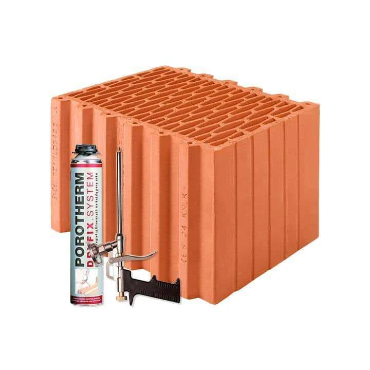 Керамический блок Porotherm 38 Dryfix