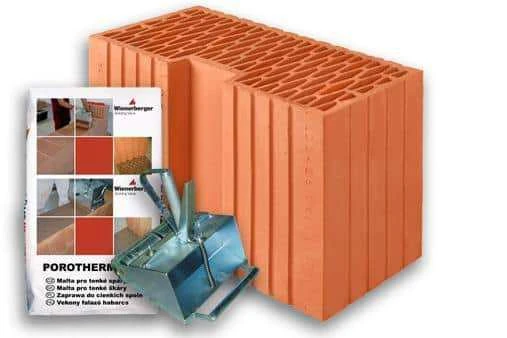 Керамический блок Porotherm 44 R Profi