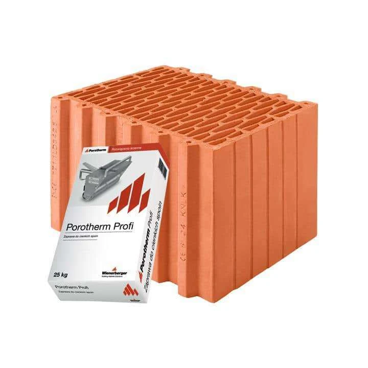 Керамический блок Porotherm 38 Profi