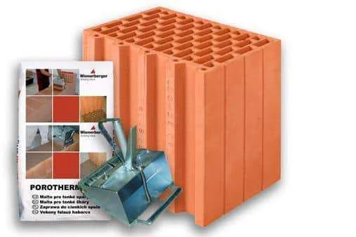 Керамический блок Porotherm 30 R Profi