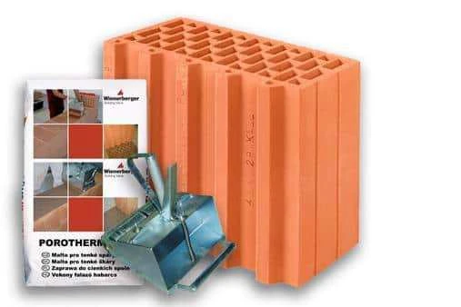 Керамический блок Porotherm 30 1/2 Profi