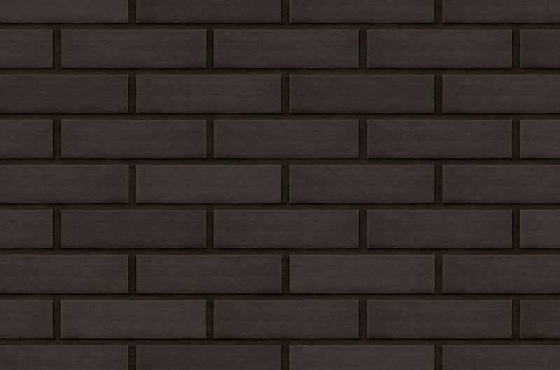 Фасадная клинкерная плитка King Klinker Volcanic black RF