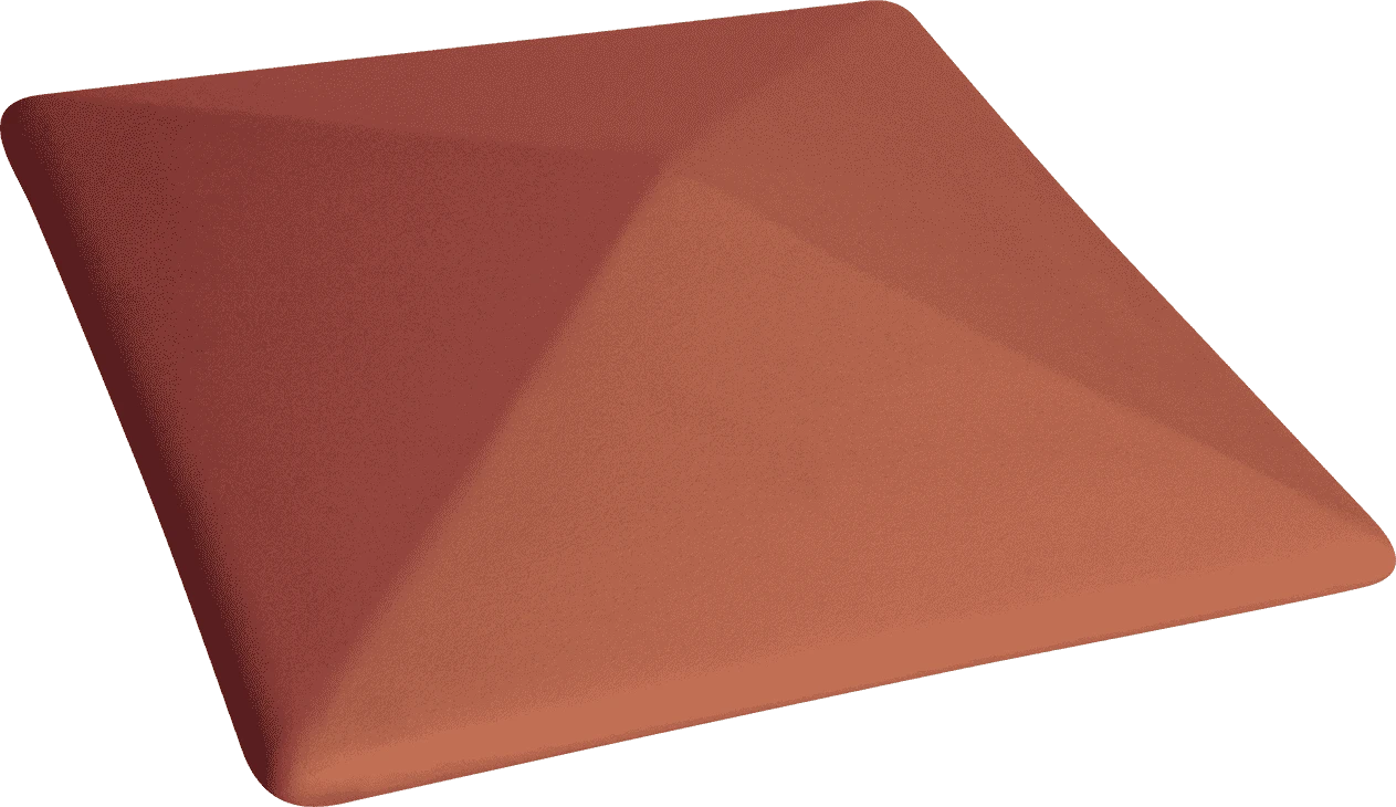 Капелюх керамічный Kingklinker Ruby-red (310x310x80)