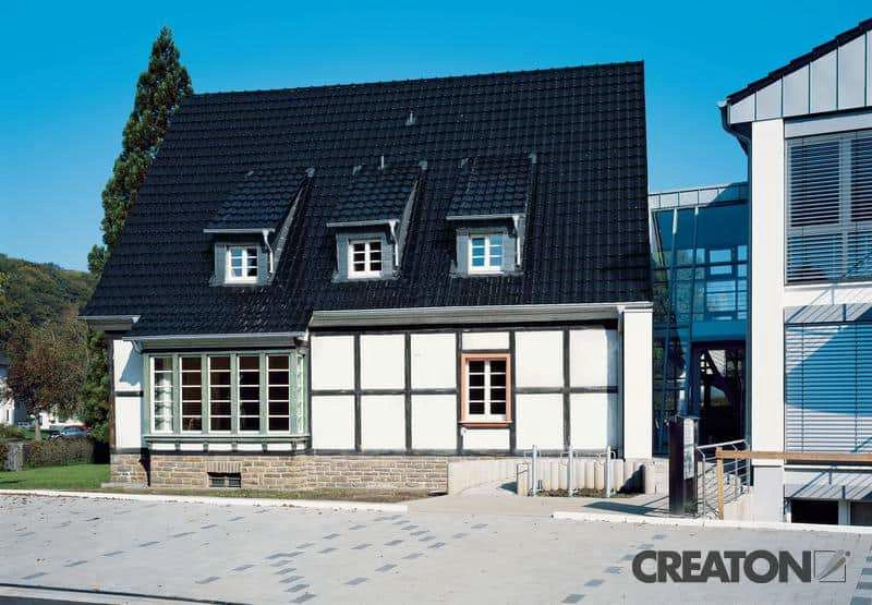 Керамическая черепица Creaton Optima Finesse Черный 