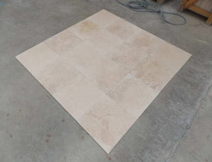 Травертин Light Tumbled Premium 1,2*40,6*40,6 см