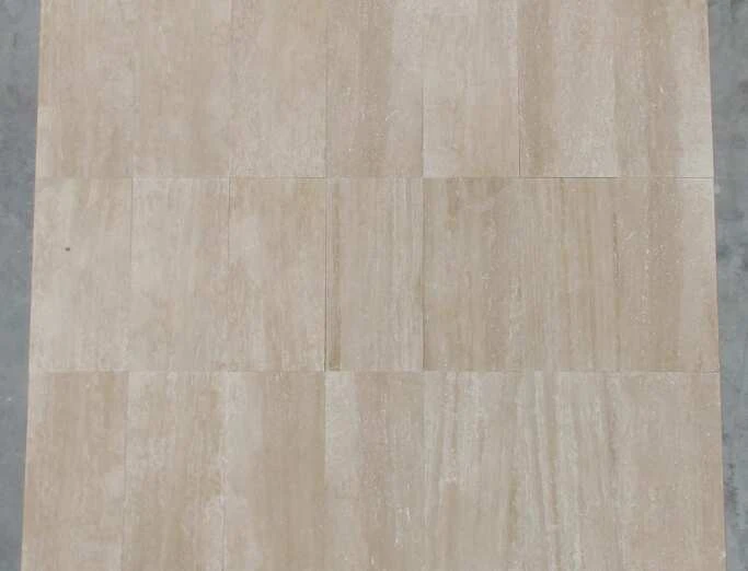 Травертин Light Filled&amp;Honed Vein Cut  1,2*30,5*61 см