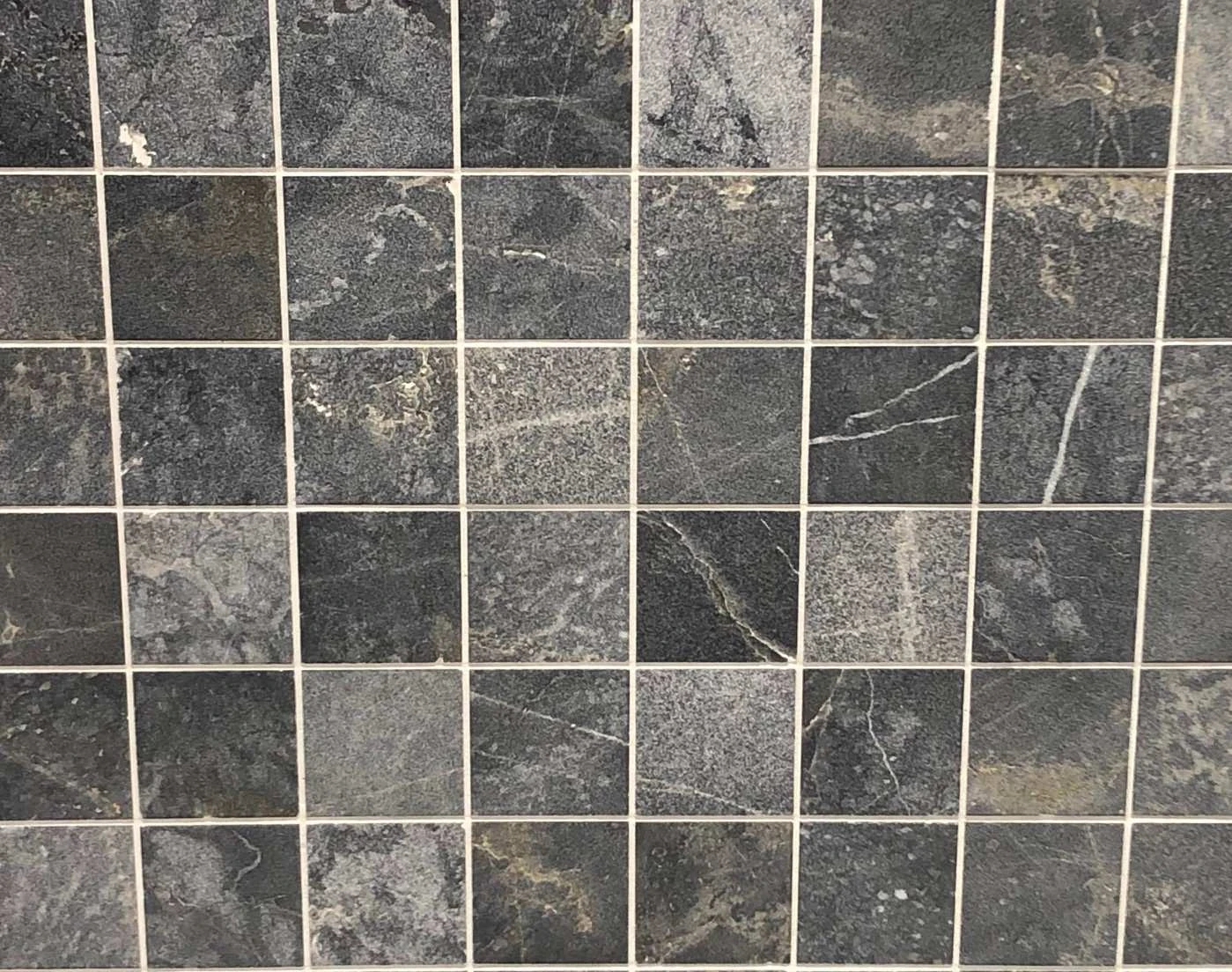 Мрамор Black Marble Sanblasted&Brushed Face 1*10*10 см