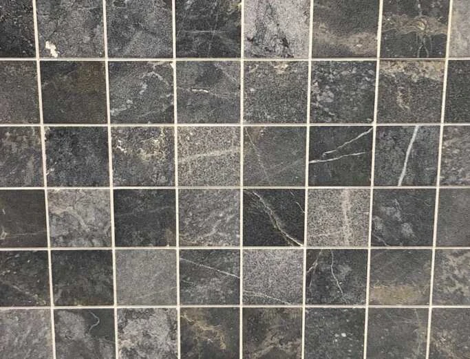 Мрамор Black Marble Sanblasted&Brushed Face 1*10*10 см