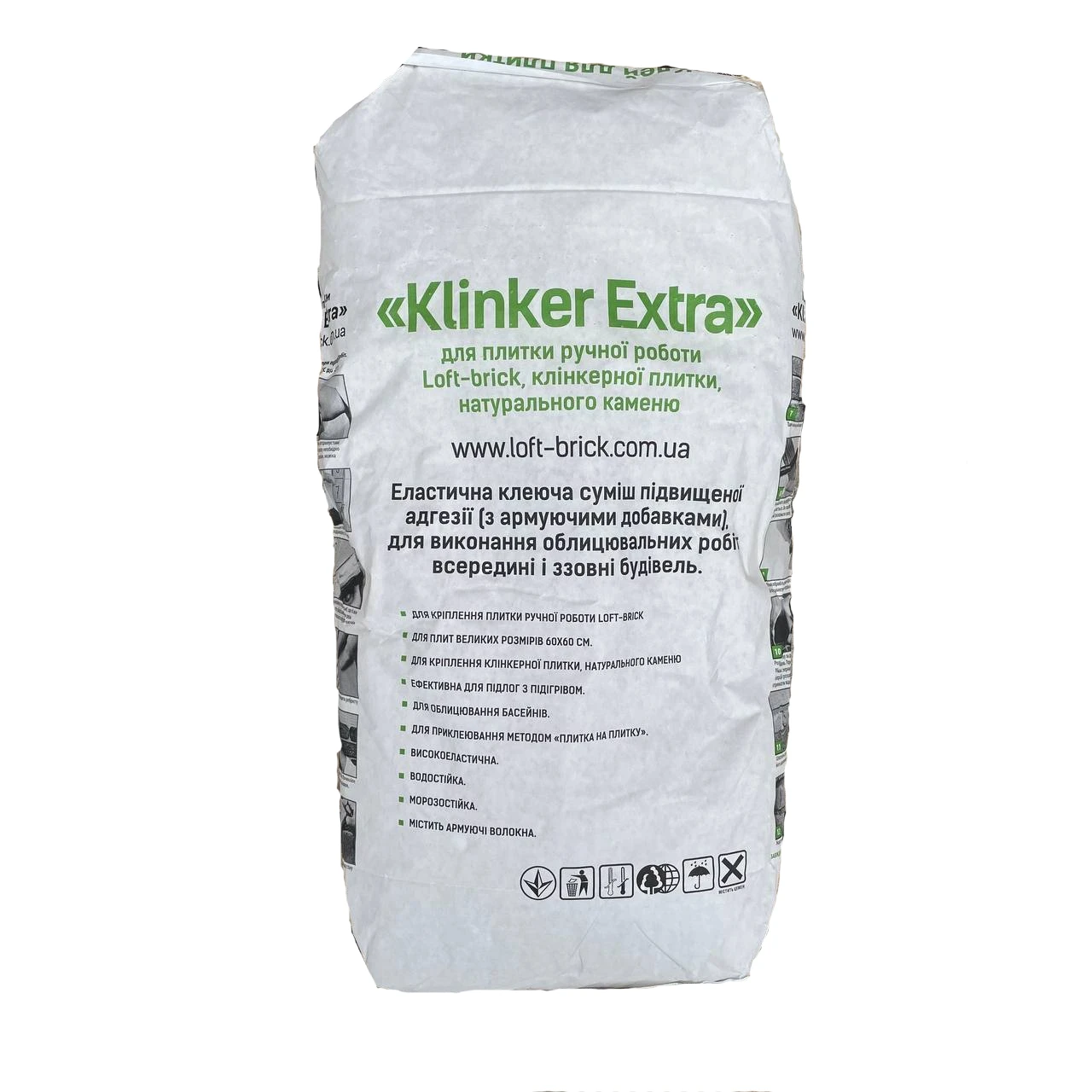 Клей з армуючими вставками Klinker Extra