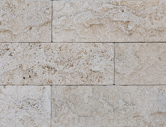 Травертин Light Split Face Tumbled 2.1*15*45 см 