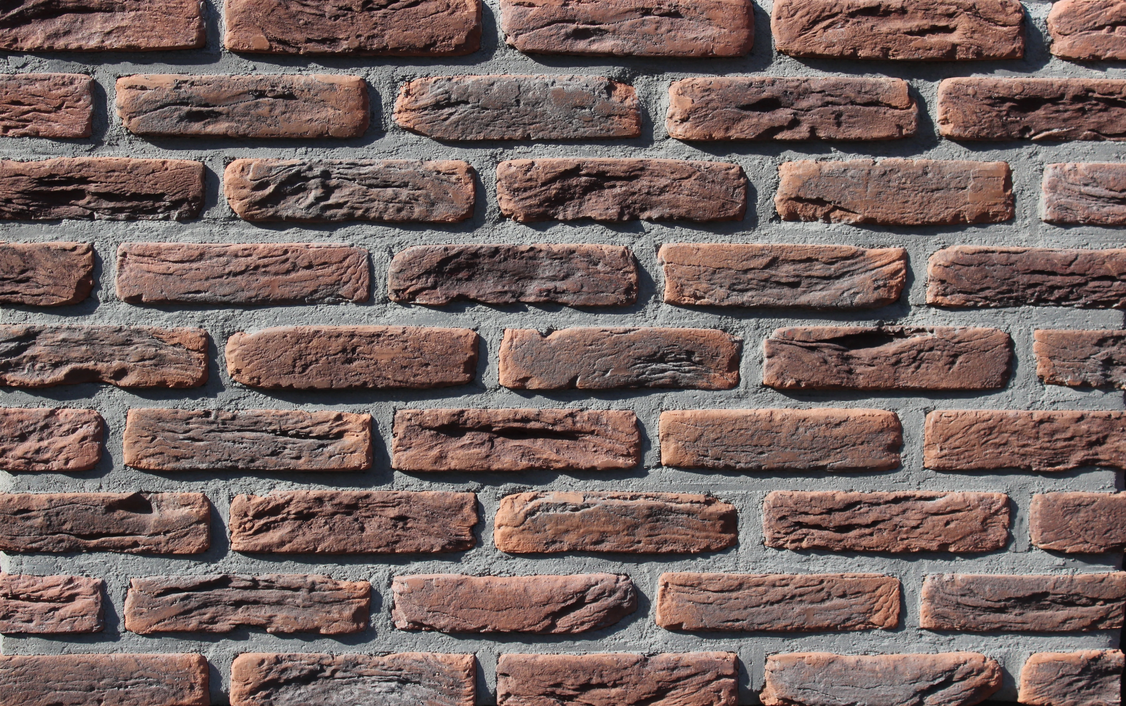 Фасадная плитка Loft Brick МФ 50 Карбон темно-красный 190x50 мм