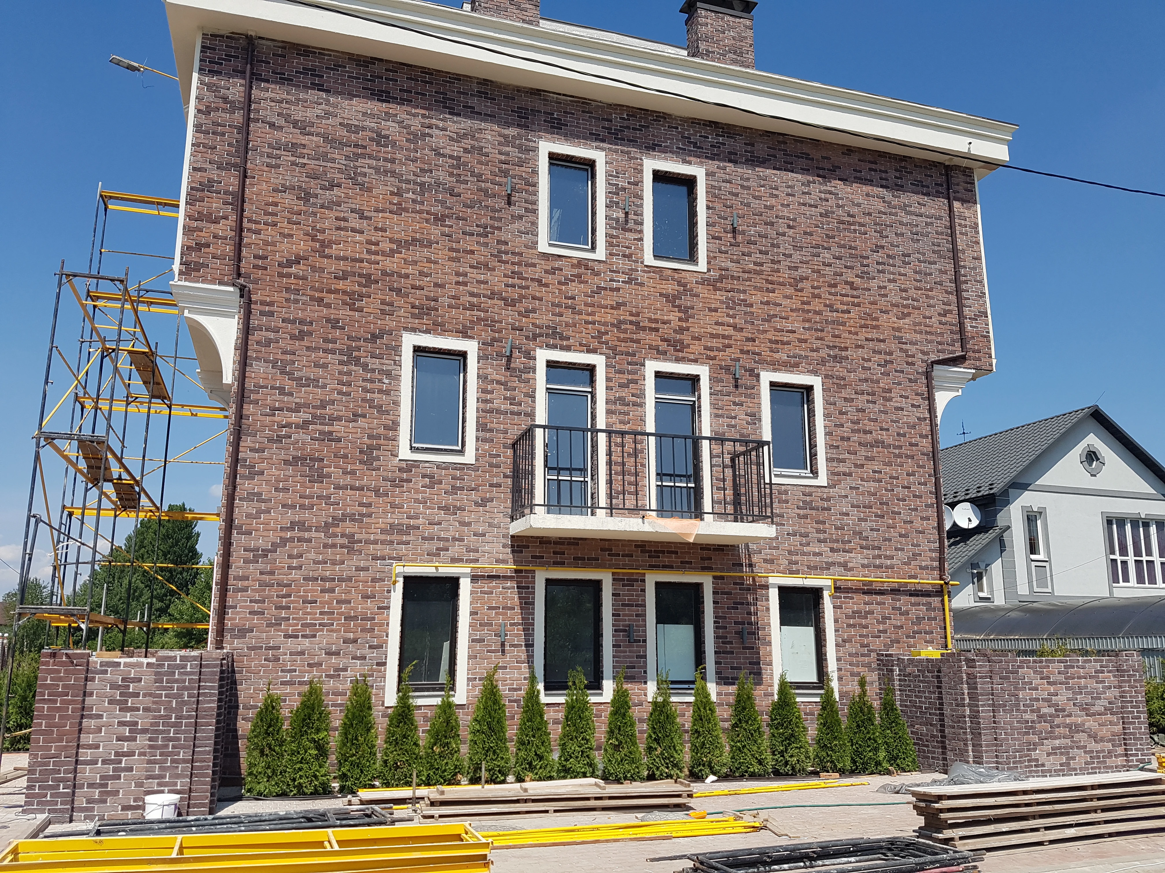 Фасадна плитка Loft Brick Саппоро Червоно-коричневий з підпалинами 210x65 мм