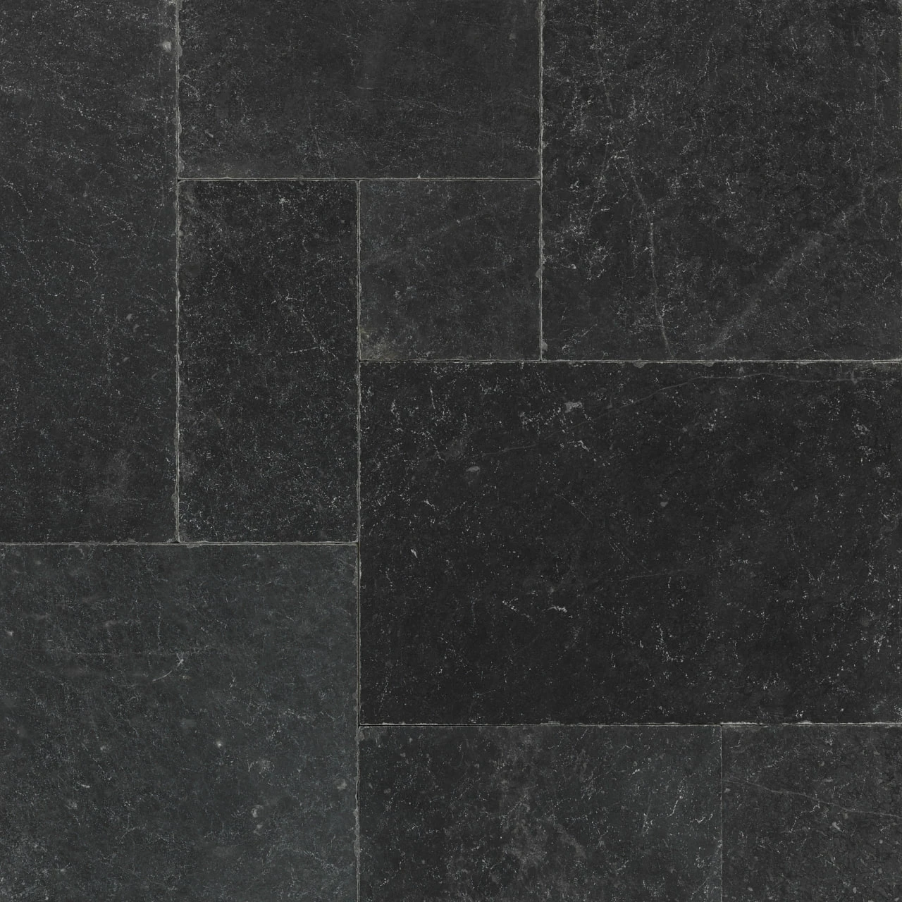 Мармур Black Marble Tumbled French Pattern 