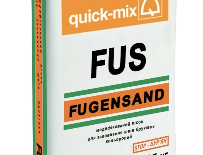 Модифицированный песок для заполнения швов Quick Mix Fugensand Гранитный 25 кг