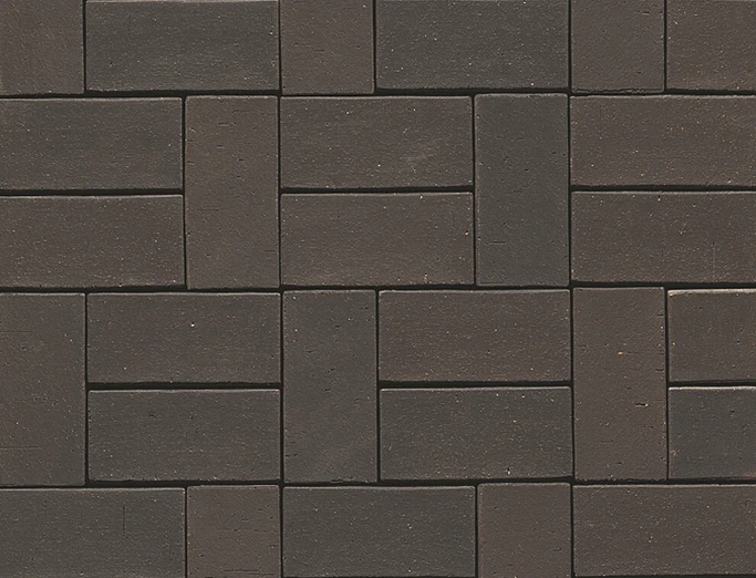 Клинкерная брусчатка Muhr Nr. 05 Eisenschmelz Schwarzbraun