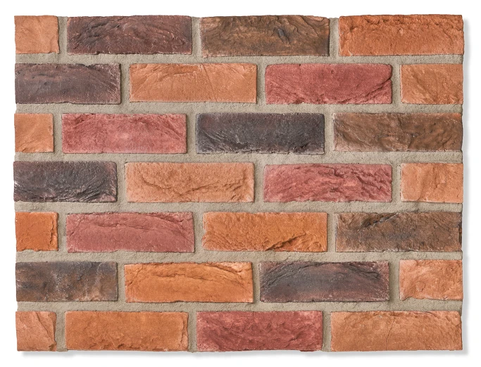 Фасадная плитка Loft Brick Бостон 30 Красно-коричневый 210x65 мм