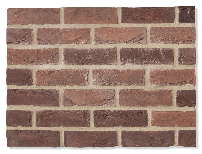 Фасадная плитка Loft Brick Саппоро Красно-коричневый с подпалами 210x65 мм