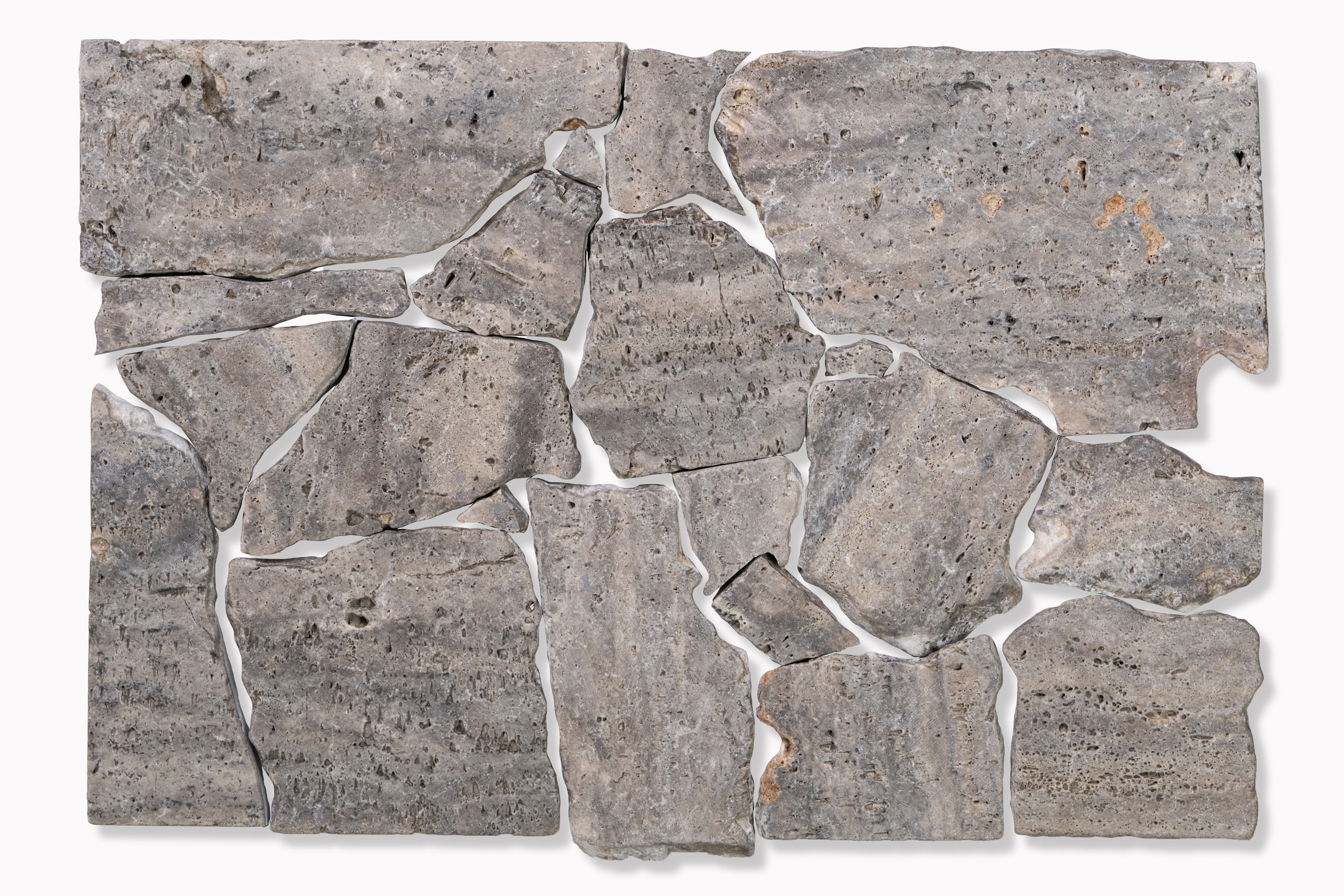 Травертин Silver Crazy Paver Tumbled 2xFL