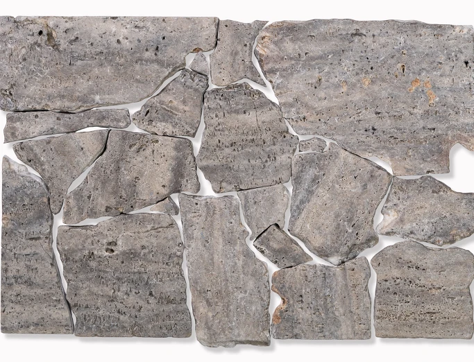 Травертин Silver Crazy Paver Tumbled 2xFL