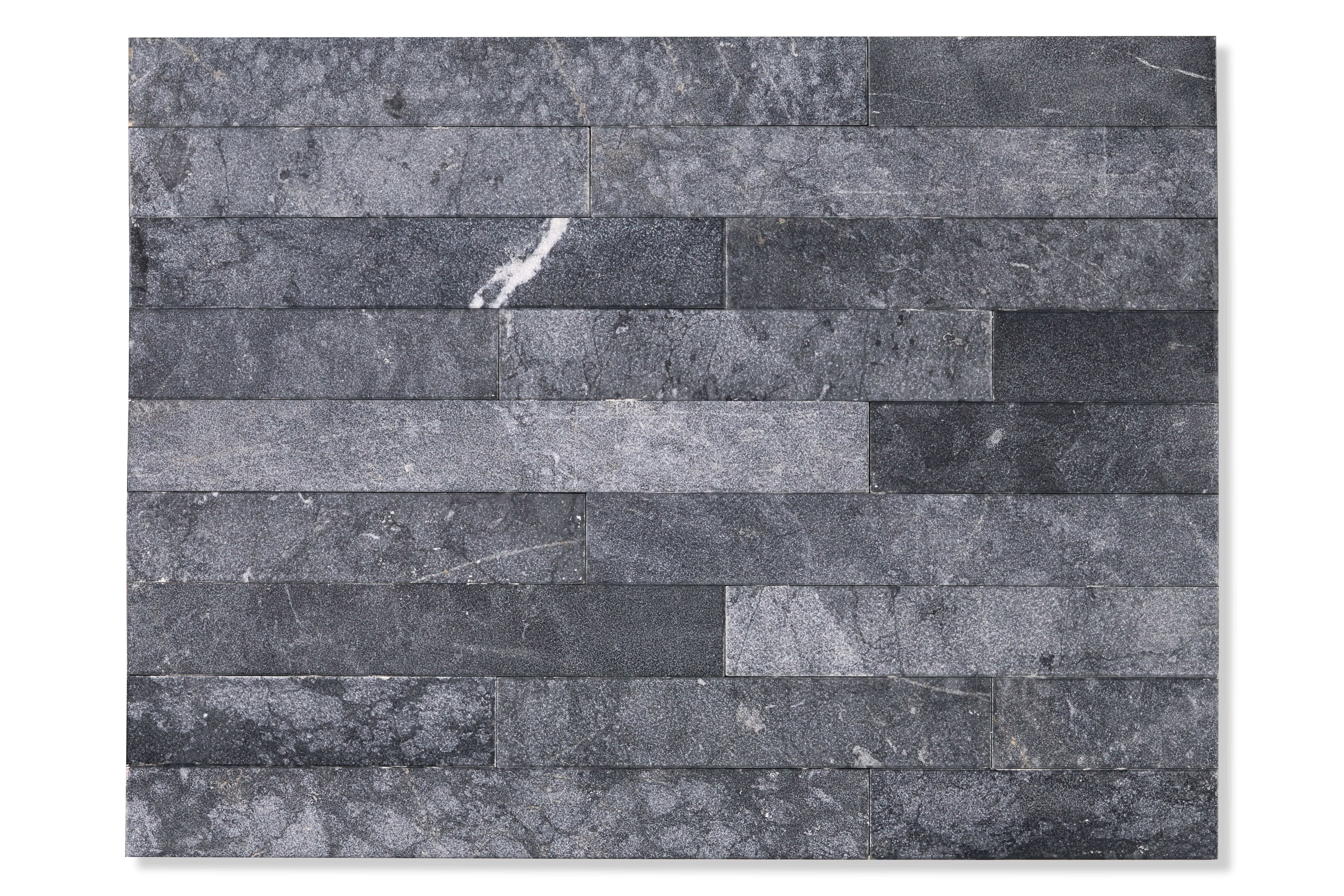 Мрамор Black Sandblasted Brushed