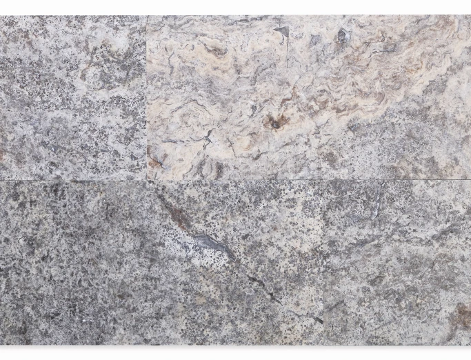 Травертин Silver C/C Filled Honed Premium