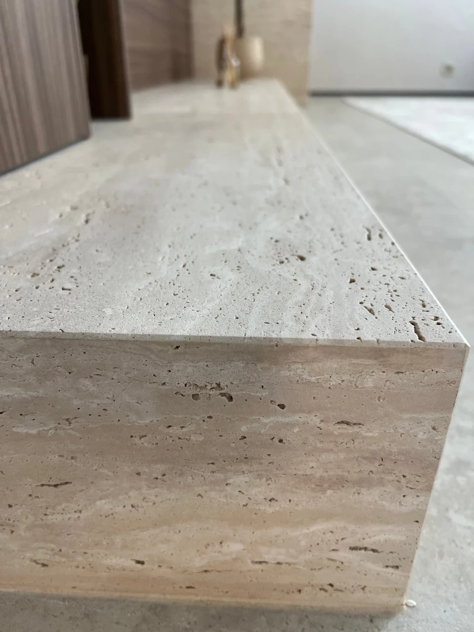 Травертин Слэб Ivory V/C Незаповнений