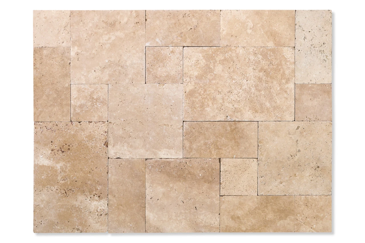 Травертин Light Tumbled 1x cm x Mini SET