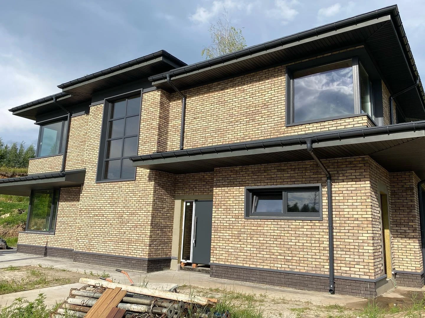 Фасадная термопанель Loft Brick Антро